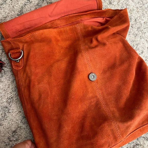 Free People Paris Convertible Backpack / Crimson - Picture 14 of 14